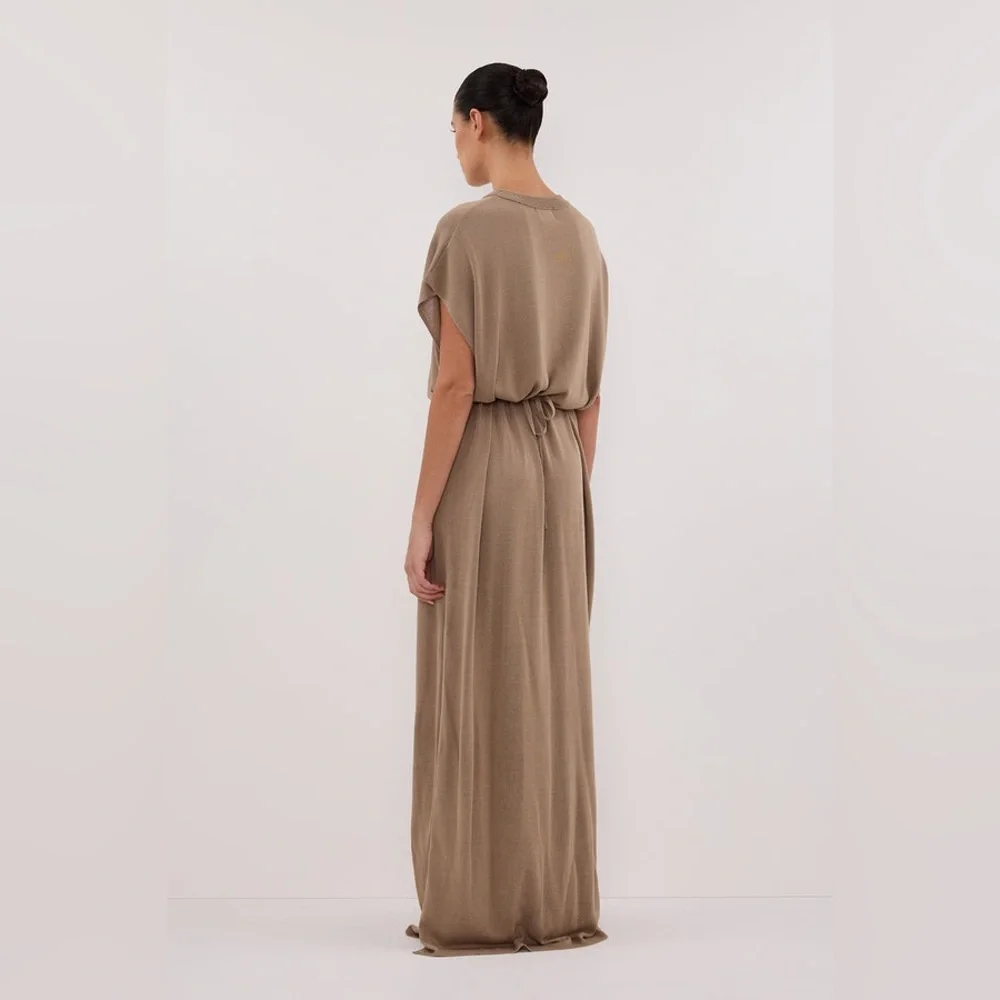 NWT DISSH JACKI SAGE SLEEVELESS KNIT MAXI DRESS size Xs - Picture 3 of 11